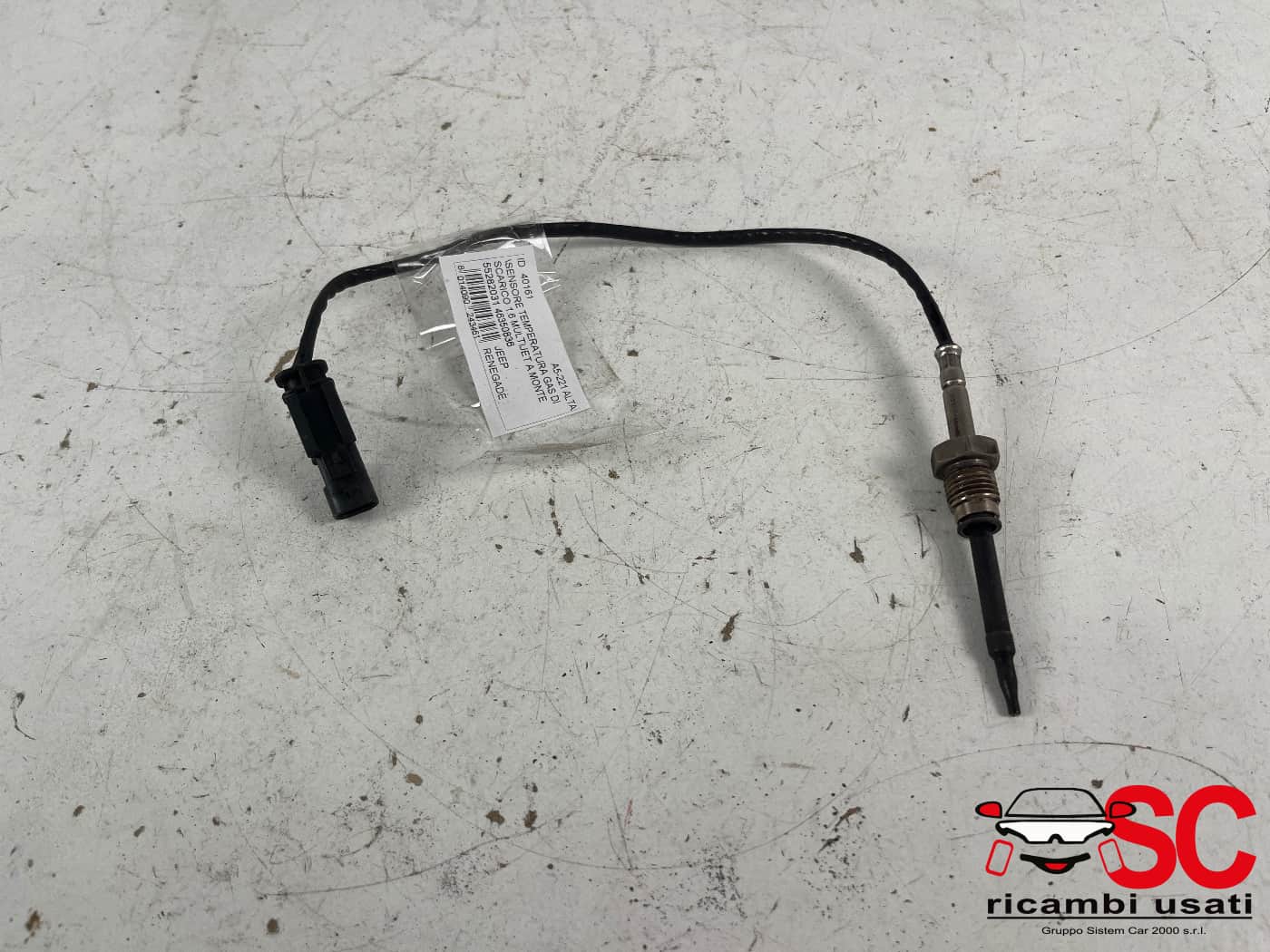 Sensore Temperatura Gas Scarico Jeep Renegade 1.6 55282031 46350836 Sensore Temperatura Gas Scarico Jeep Renegade 1.6 55282031 46350836