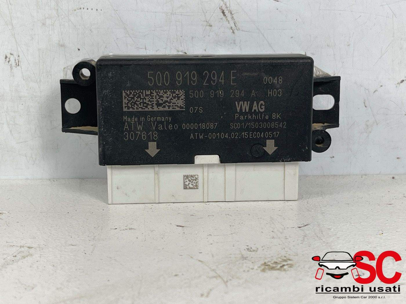 CENTRALINA SENSORI DI PARCHEGGIO VOLKSWAGEN Golf 7 Berlina 5Q0919294E (12>)