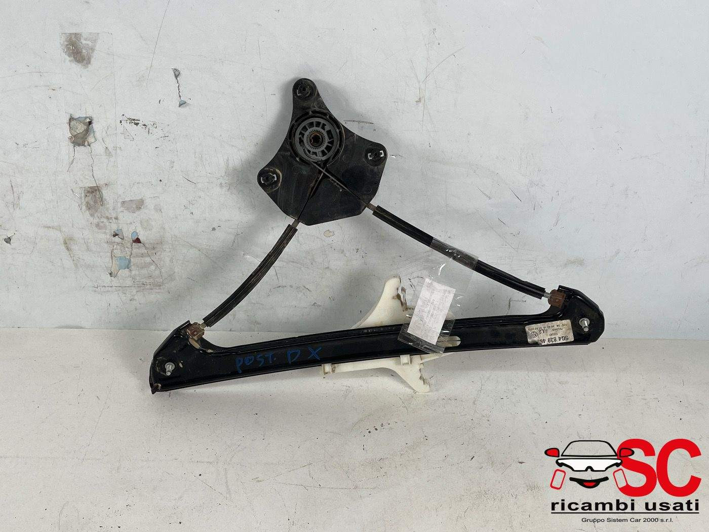 MECCANISMO ALZAVETRO POST. DX VOLKSWAGEN Golf 7 Berlina 5G4839462 (12>)