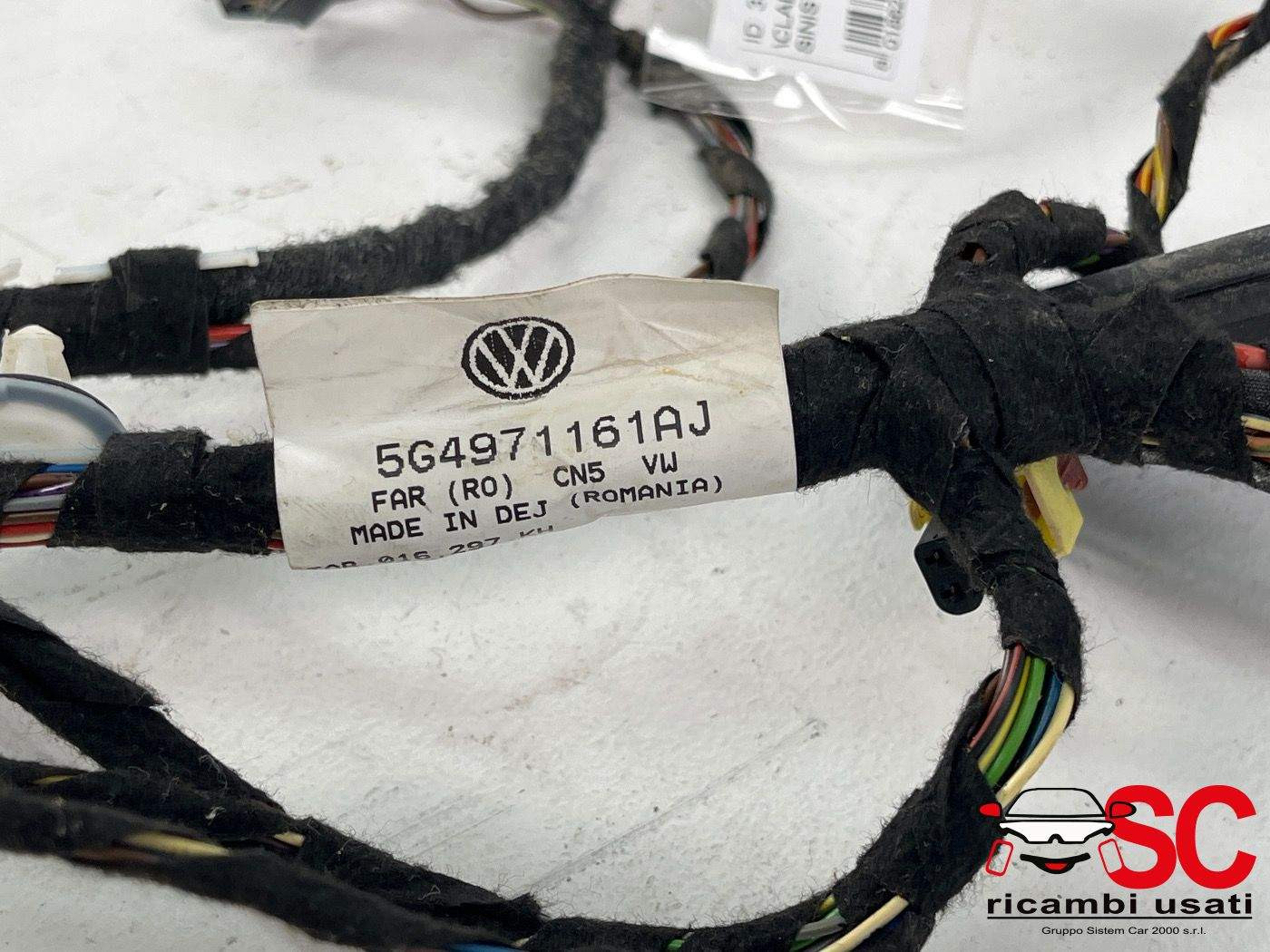 CABLAGGIO PORTA ANTERIORE SINISTRA VOLKSWAGEN Golf 7 Berlina 5G4971161AJ (12>)