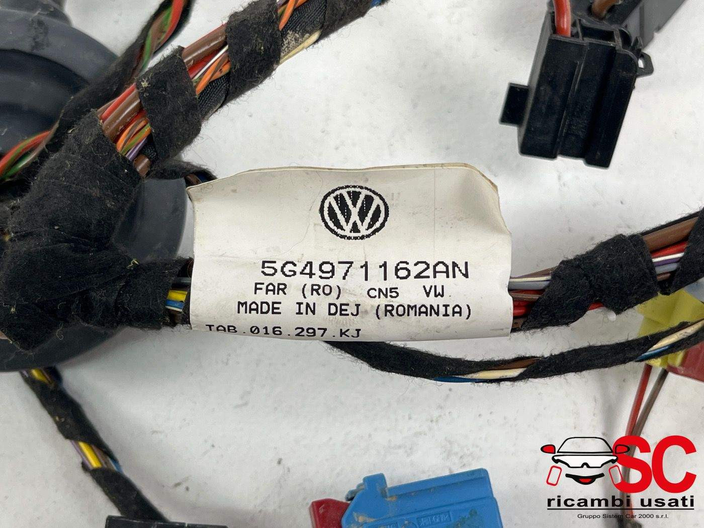 CABLAGGIO PORTA ANTERIORE DESTRA VOLKSWAGEN Golf 7 Berlina 5G4971162AN (12>)