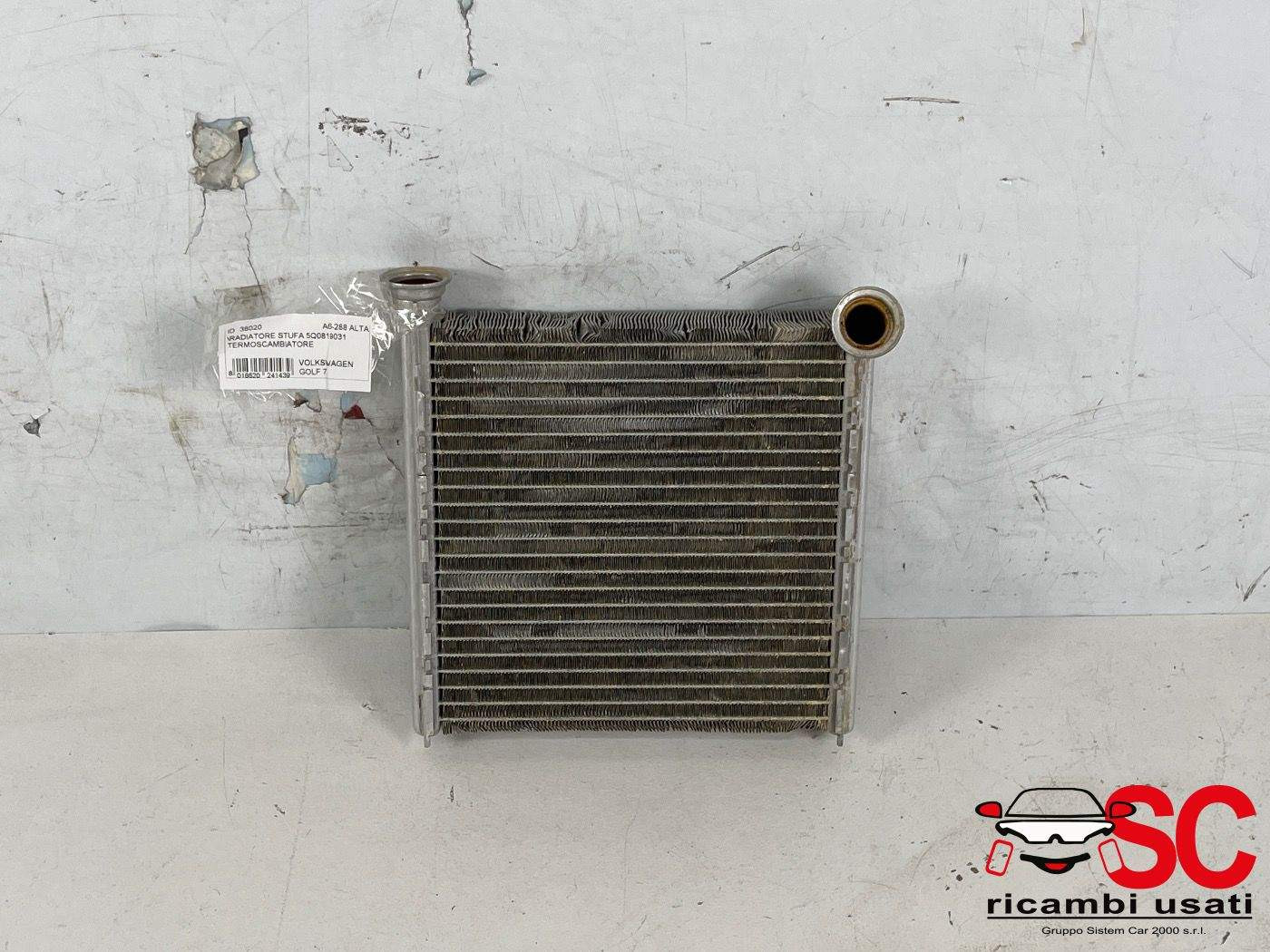 RADIATORE STUFA VOLKSWAGEN Golf 7 Berlina 5Q0819031 (12>)