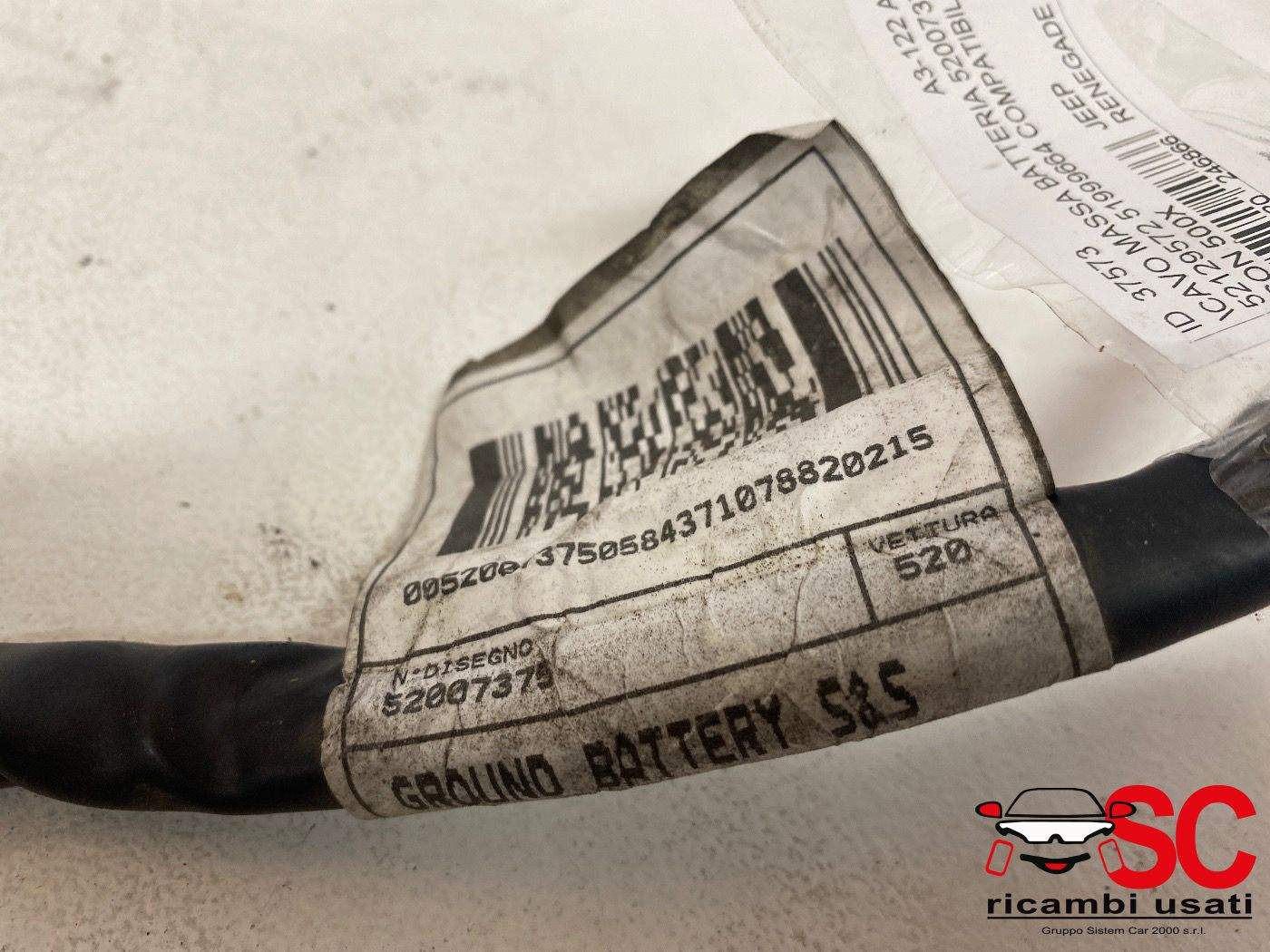 52007375 52007375 CAVO BATTERIA JEEP Renegade Serie diesel
