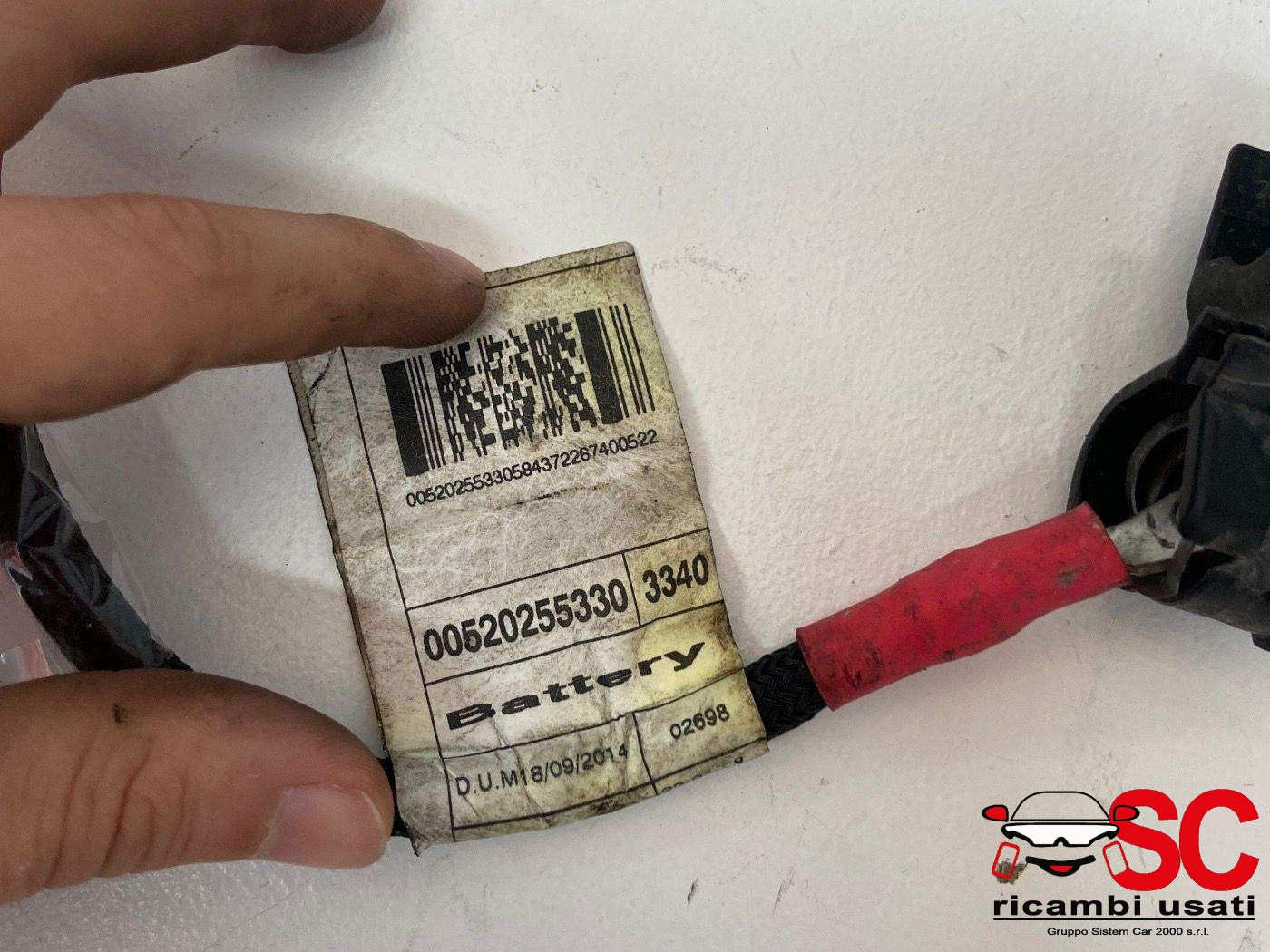 52025533 52025533 CAVO BATTERIA FIAT 500 X Serie diesel