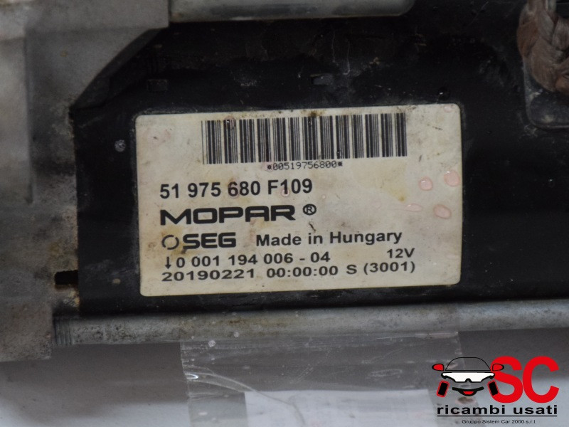 51975680 51975680 MOTORINO D' AVVIAMENTO JEEP Renegade Serie benzina