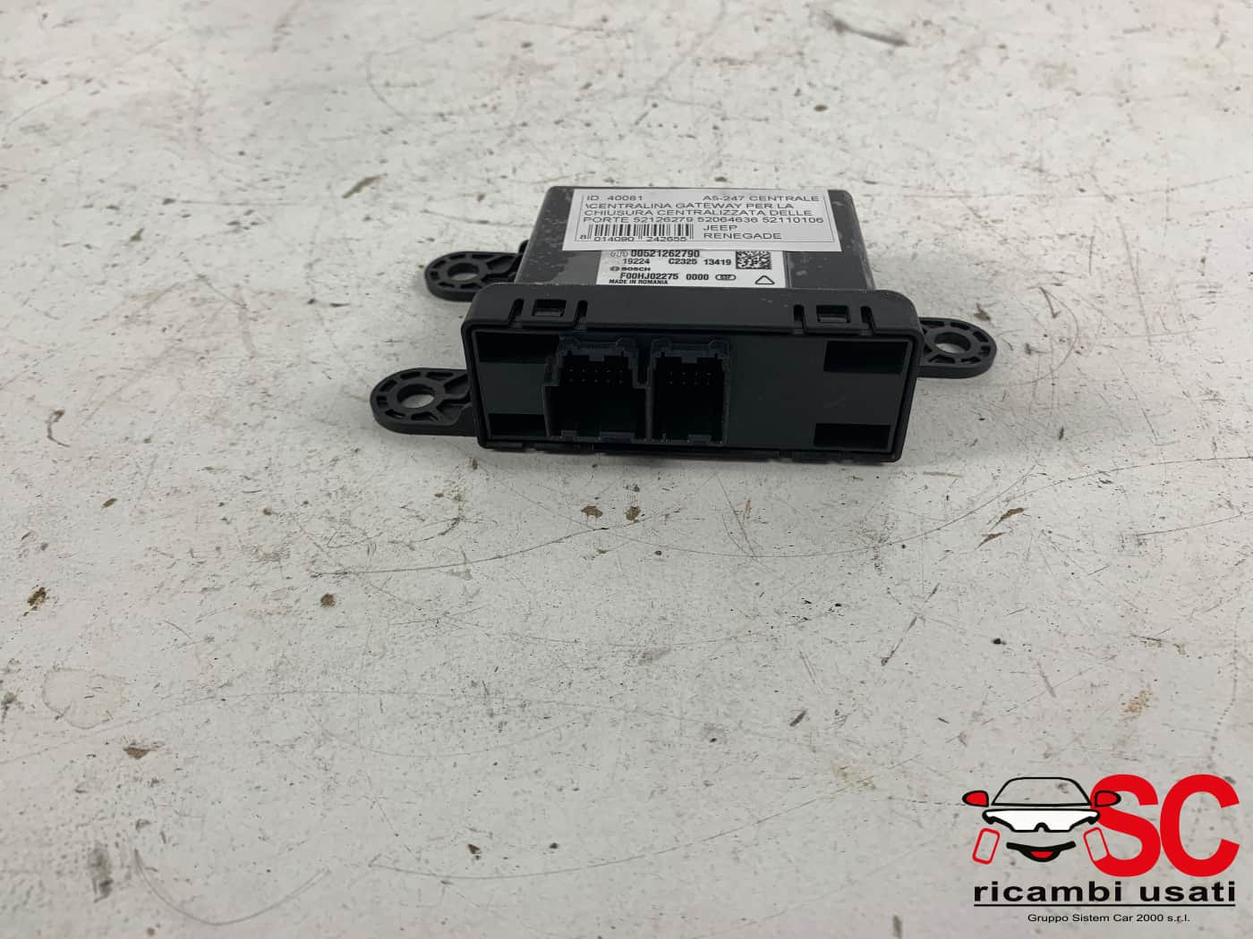 52126279 CENTRALINA CHIUSURA CENTRALIZZATA JEEP Renegade Serie diesel