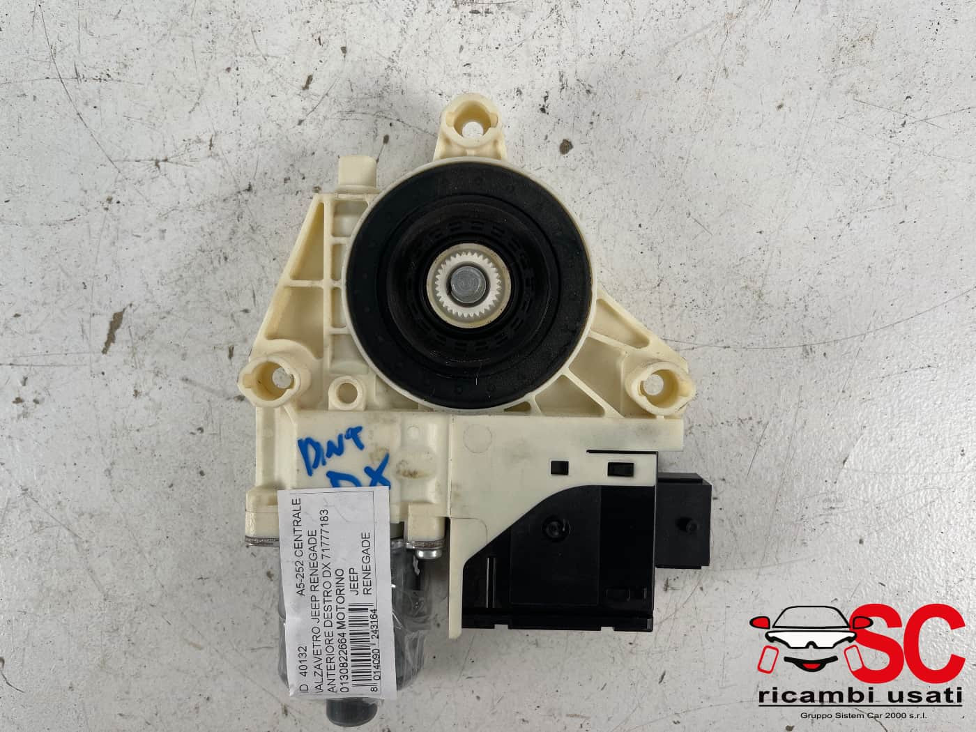 MOTORINO ALZAVETRO ANTERIORE DESTRA JEEP Renegade Serie 0130822664 (18>)