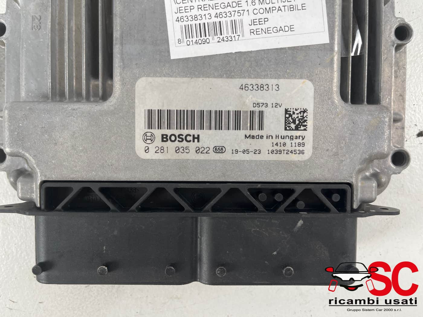 46338313 46338313 CENTRALINA MOTORE JEEP Renegade Serie diesel