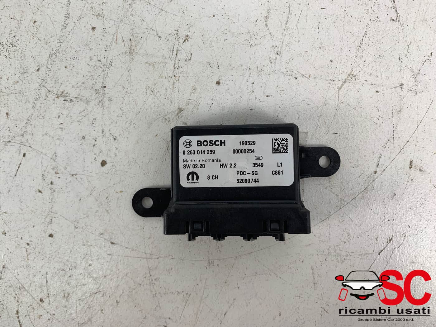 CENTRALINA SENSORI DI PARCHEGGIO JEEP Renegade Serie 52090744 (18>)