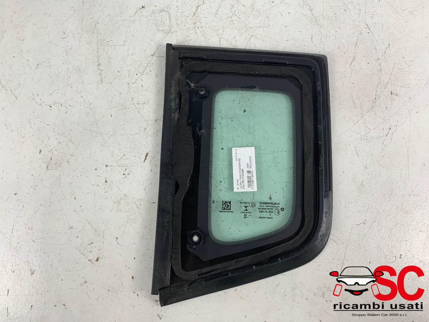 VETRO FISSO POSTERIORE DX JEEP Renegade Serie 51953868 (18>)