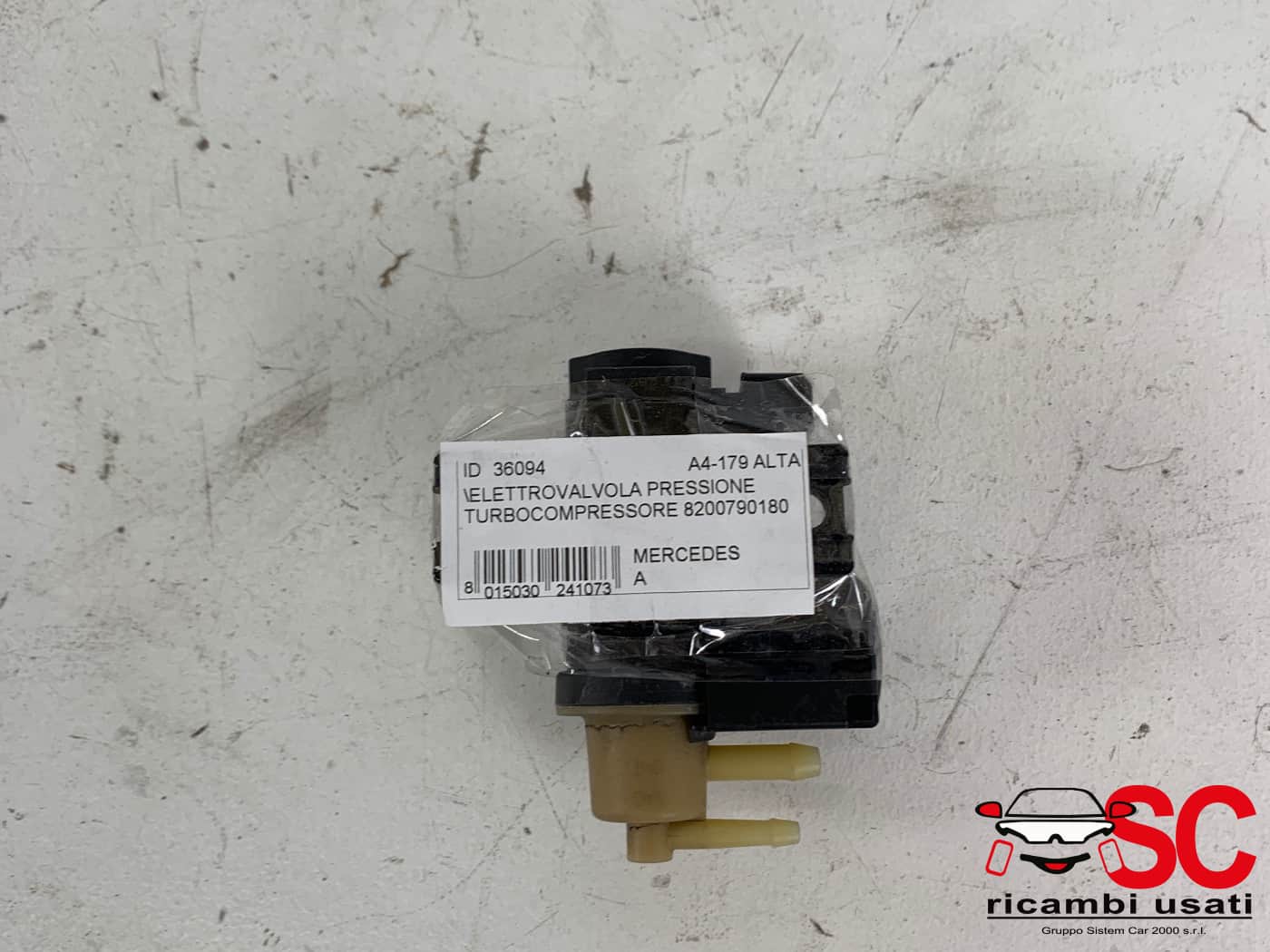 Elettrovalvola Turbocompressore Classe A 8200790180 Elettrovalvola Turbocompressore Classe A 8200790180