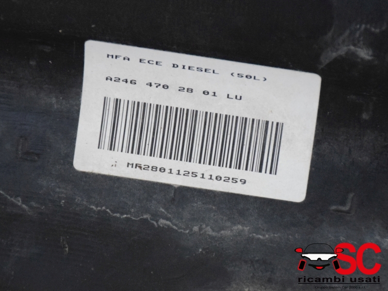 Serbatoio Carburante Mercedes Classe A 180cdi A2464702801