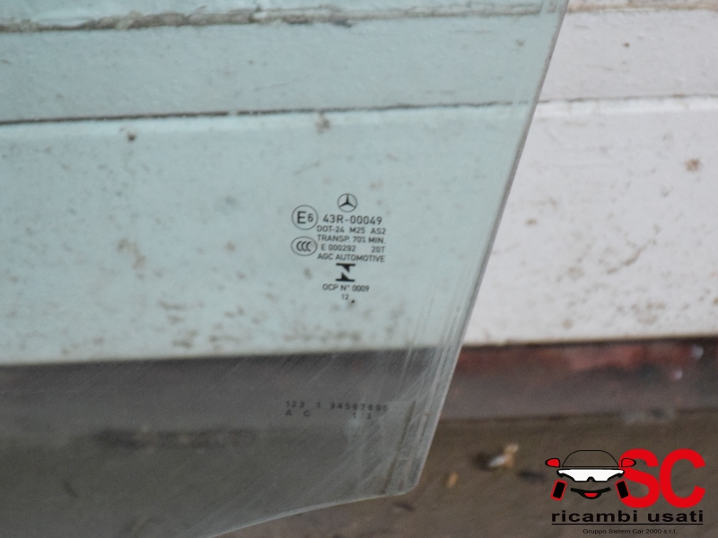 Vetro Scendente Anteriore Sinistro Classe A W176