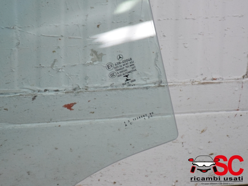 Vetro Scendente Posteriore Sinistro Classe A W176