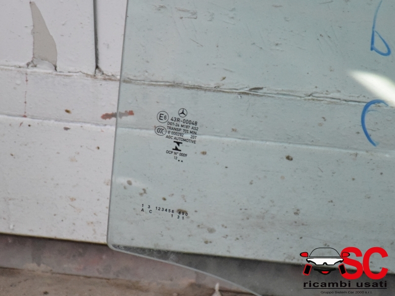 Vetro Scendente Posteriore Destro Classe A W176