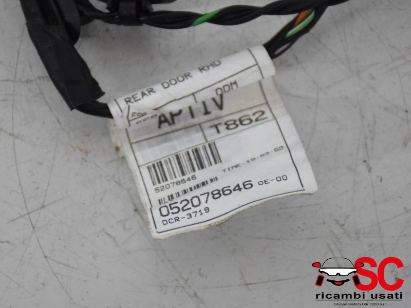 Cablaggio Porta Posteriore Destra Fiat Tipo 52078646 - 36661 Cablaggio Porta Posteriore Destra Fiat Tipo 52078646 - 36661