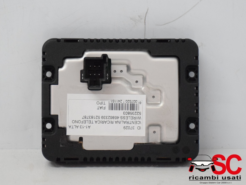 Centralina Ricarica Wireless Fiat Tipo 46862339 52183787