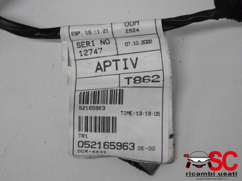 Cablaggio Porta Posteriore Sinistra Fiat Tipo 52165963 Cablaggio Porta Posteriore Sinistra Fiat Tipo 52165963