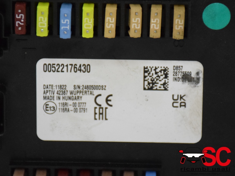 Centralina Body Computer Fiat Tipo 52217643 Centralina Body Computer Fiat Tipo 52217643