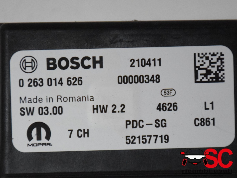 Centralina Sensori Di Parcheggio Fiat Tipo 52157719 0263014626