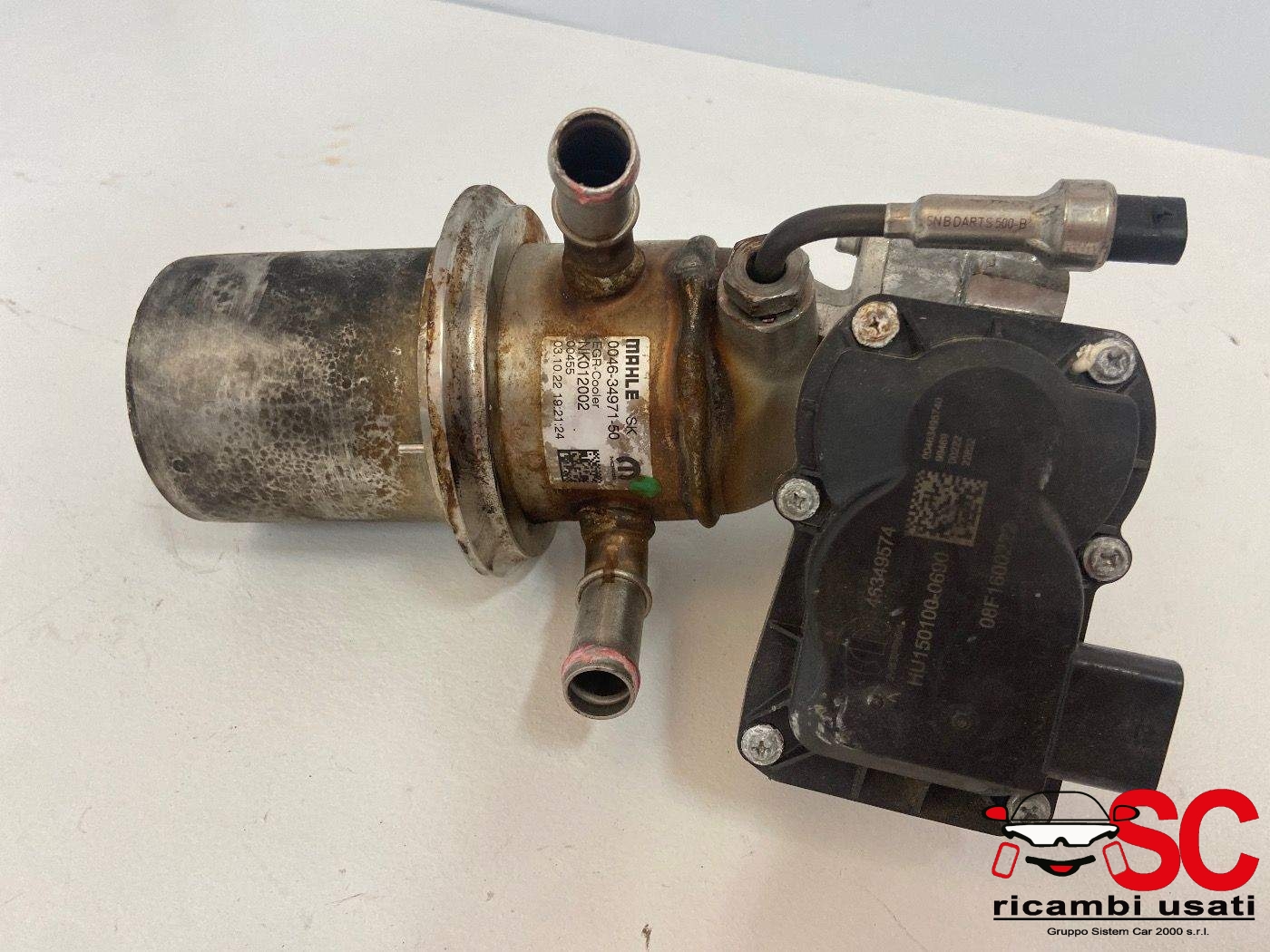 Valvola Egr E Scambiatore Fiat Tipo 1.6 Multijet 46349574 46349715 Valvola Egr E Scambiatore Fiat Tipo 1.6 Multijet 46349574 46349715