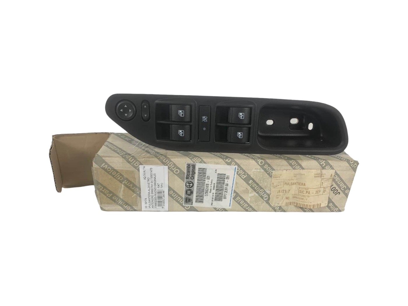 Pulsantiera Alzavetro Anteriore Sinistra Fiat Tipo 735631478 (NUOVA OR Pulsantiera Alzavetro Anteriore Sinistra Fiat Tipo 735631478 (NUOVA OR