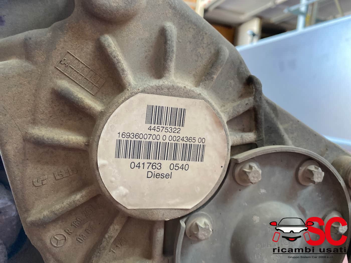 Cambio Manuale Mercedes Classe A W169 2.0 Cdi A1693600700 Cambio Manuale Mercedes Classe A W169 2.0 Cdi A1693600700