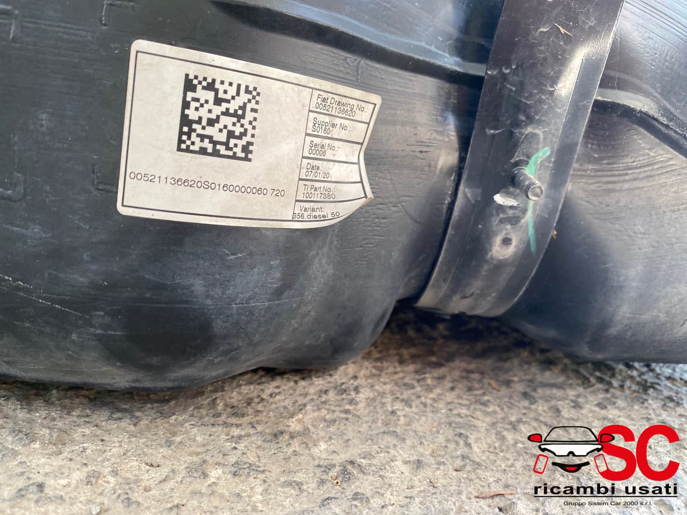 Serbatoio Carburante Fiat Tipo 1.3 Multijet 52113662 - W00321