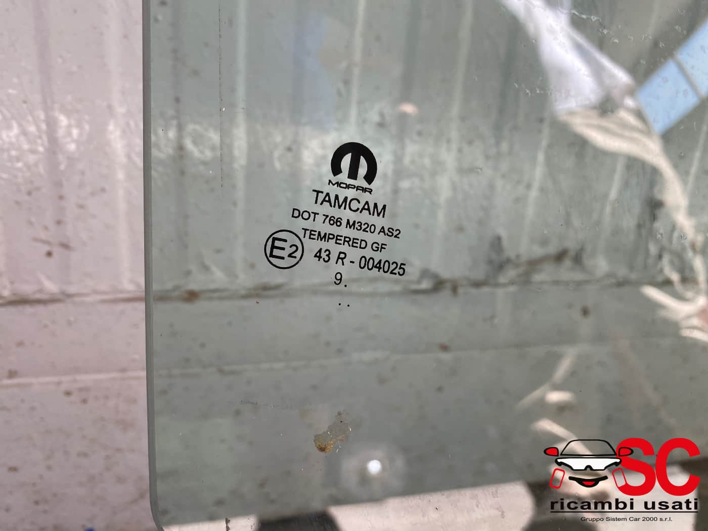 Vetro Scendente Posteriore Destro Fiat Tipo Vetro Scendente Posteriore Destro Fiat Tipo