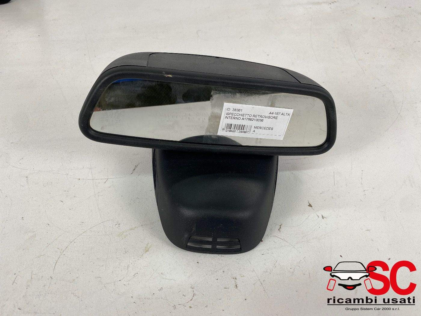 SPECCHIETTO RETROVISORE INTERNO MERCEDES Classe A Serie (W176) A17681002179051 (12>18)