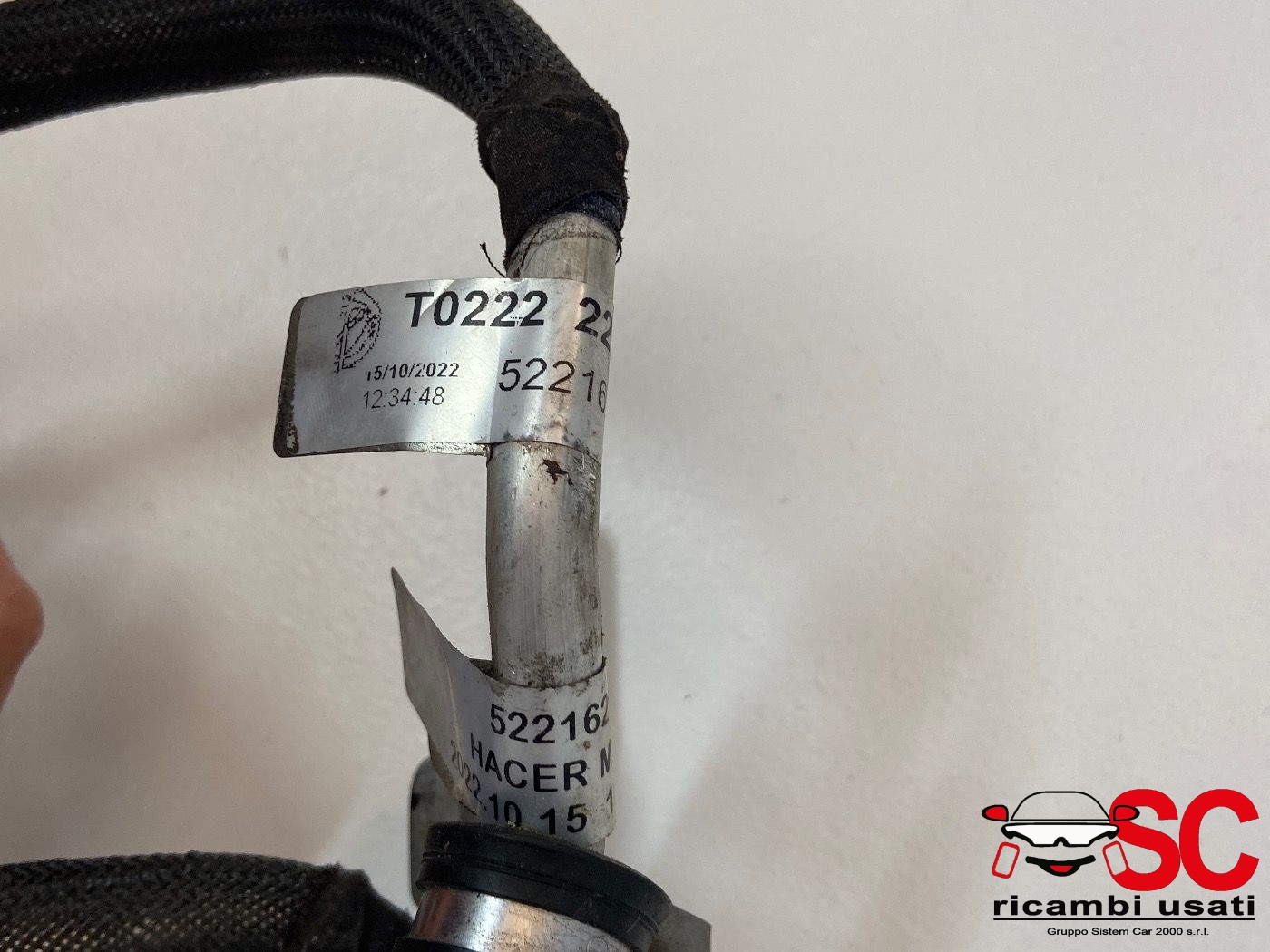 52216290 TUBO ARIA CONDIZIONATA FIAT Tipo Serie (357) Berlina diesel