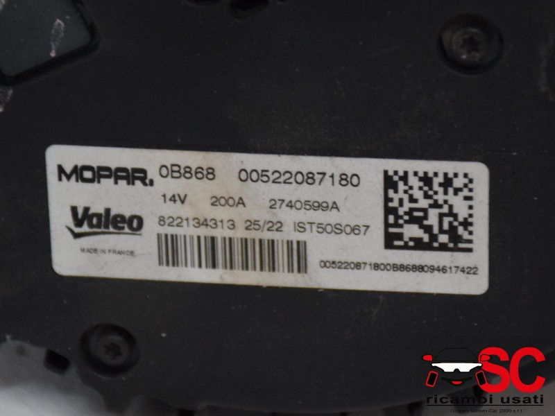 52208718 52208718 ALTERNATORE FIAT Panda 3° Serie hybrid