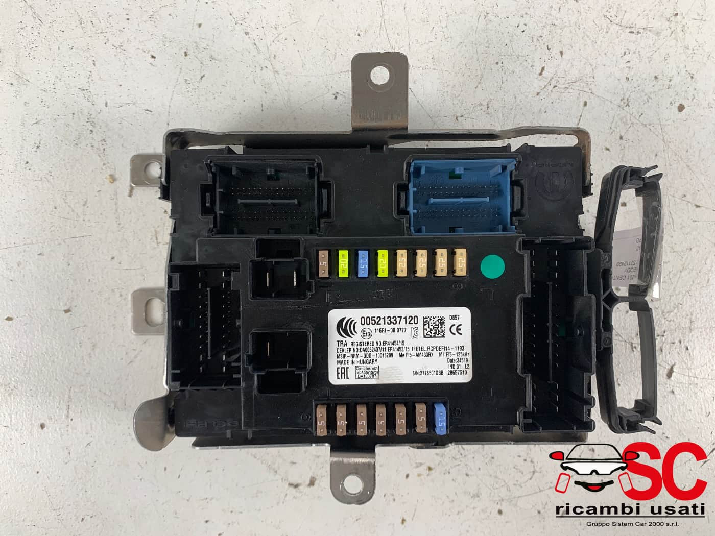 BODY COMPUTER FIAT Tipo Serie (357) Berlina 52133712 (16>20)