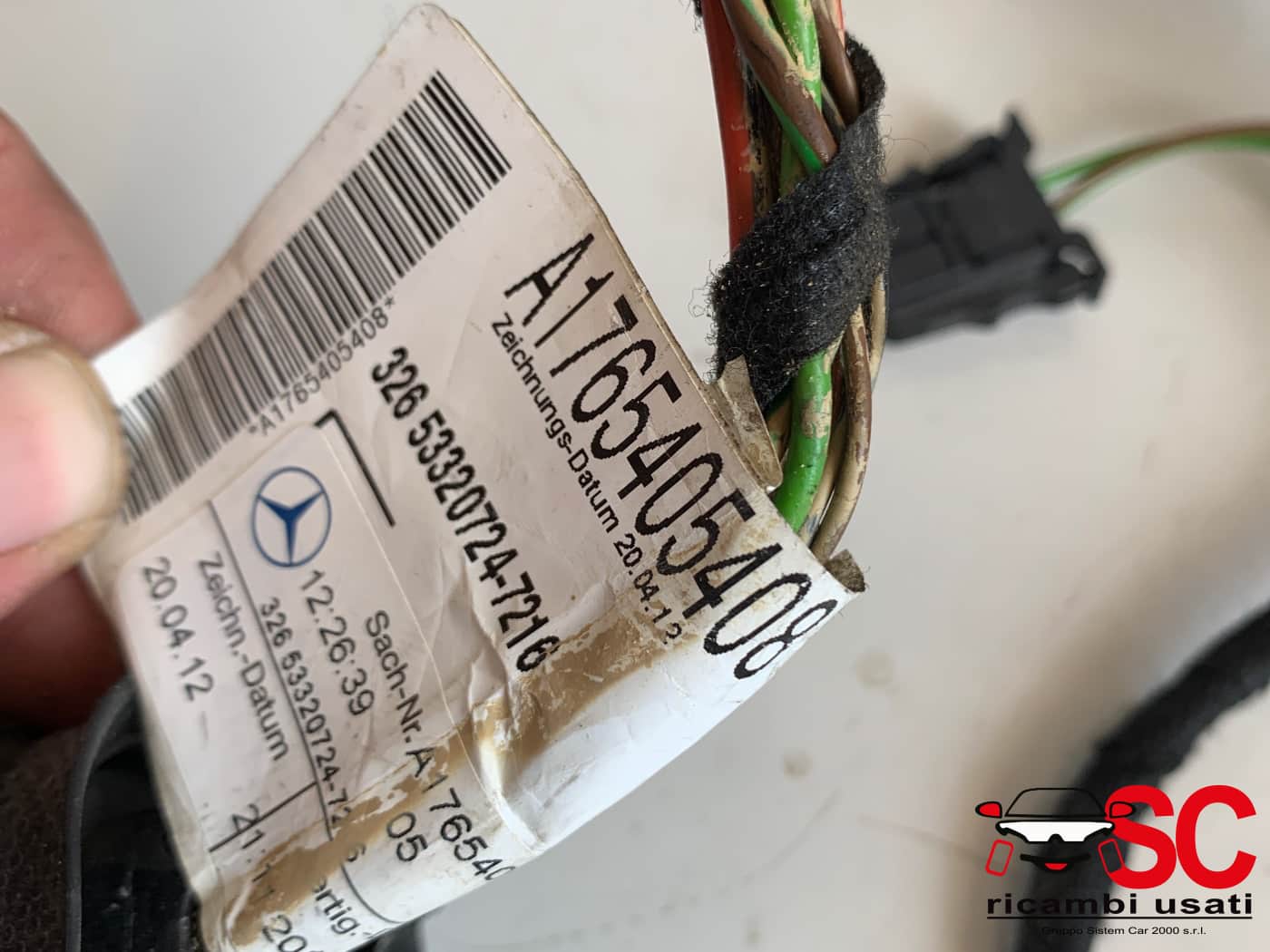 Cablaggio Porta Anteriore Destra Mercedes Classe A W176 A2465404805