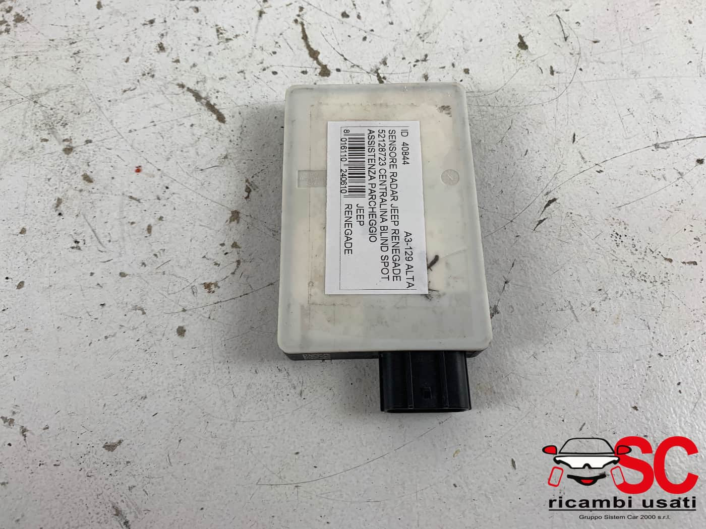 52128723 52128723 CENTRALINA RILEVATORE SPAZIATURA RADAR DI DISTANZA JEEP Renegade Serie diesel