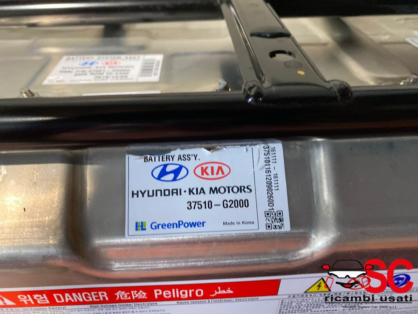 37501G5000 37501G5000 PACCO BATTERIA IBRIDA RICARICABILE KIA Niro Serie diesel