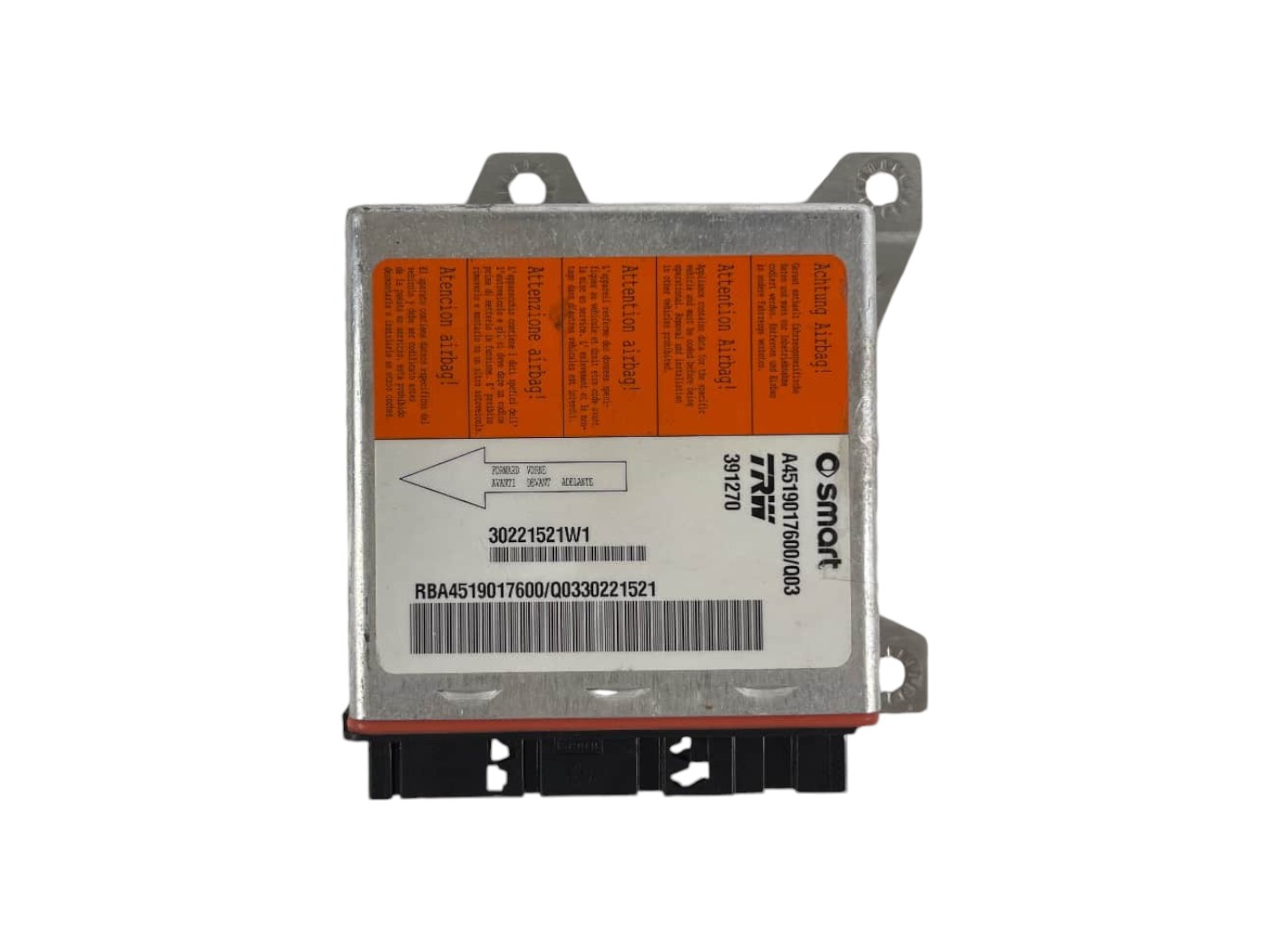 Centralina Airbag Smart Fortwo W451 A4519017600 - 39751 Centralina Airbag Smart Fortwo W451 A4519017600 - 39751