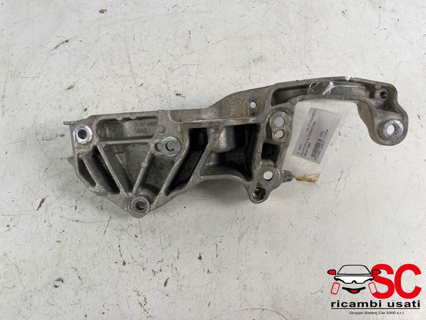 Supporto Alternatore Opel Corsa 9809714680 - 39917