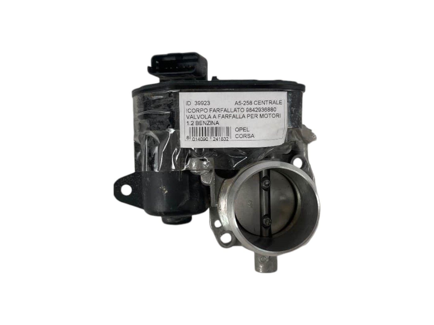 Corpo Farfallato Opel Corsa F 1.2 Benzina 9842936880 - 39923