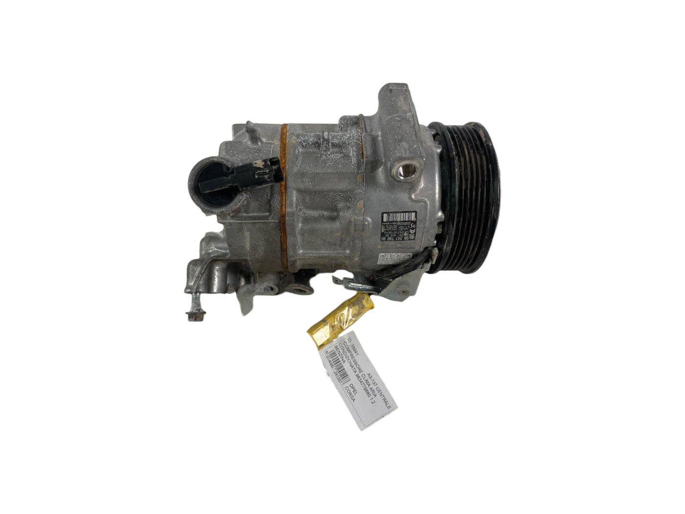 Compressore Clima Opel Corsa F 1.2 Benzina 9834779880 - 39941 Compressore Clima Opel Corsa F 1.2 Benzina 9834779880 - 39941