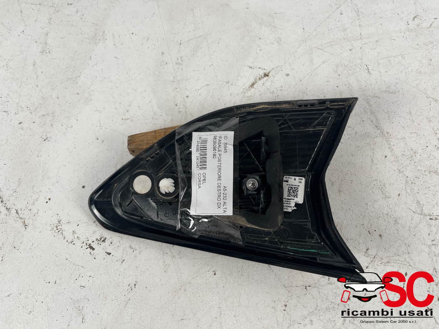 Fanale Stop Posteriore Destro Opel Corsa F 9830096180 - 39945 Fanale Stop Posteriore Destro Opel Corsa F 9830096180 - 39945