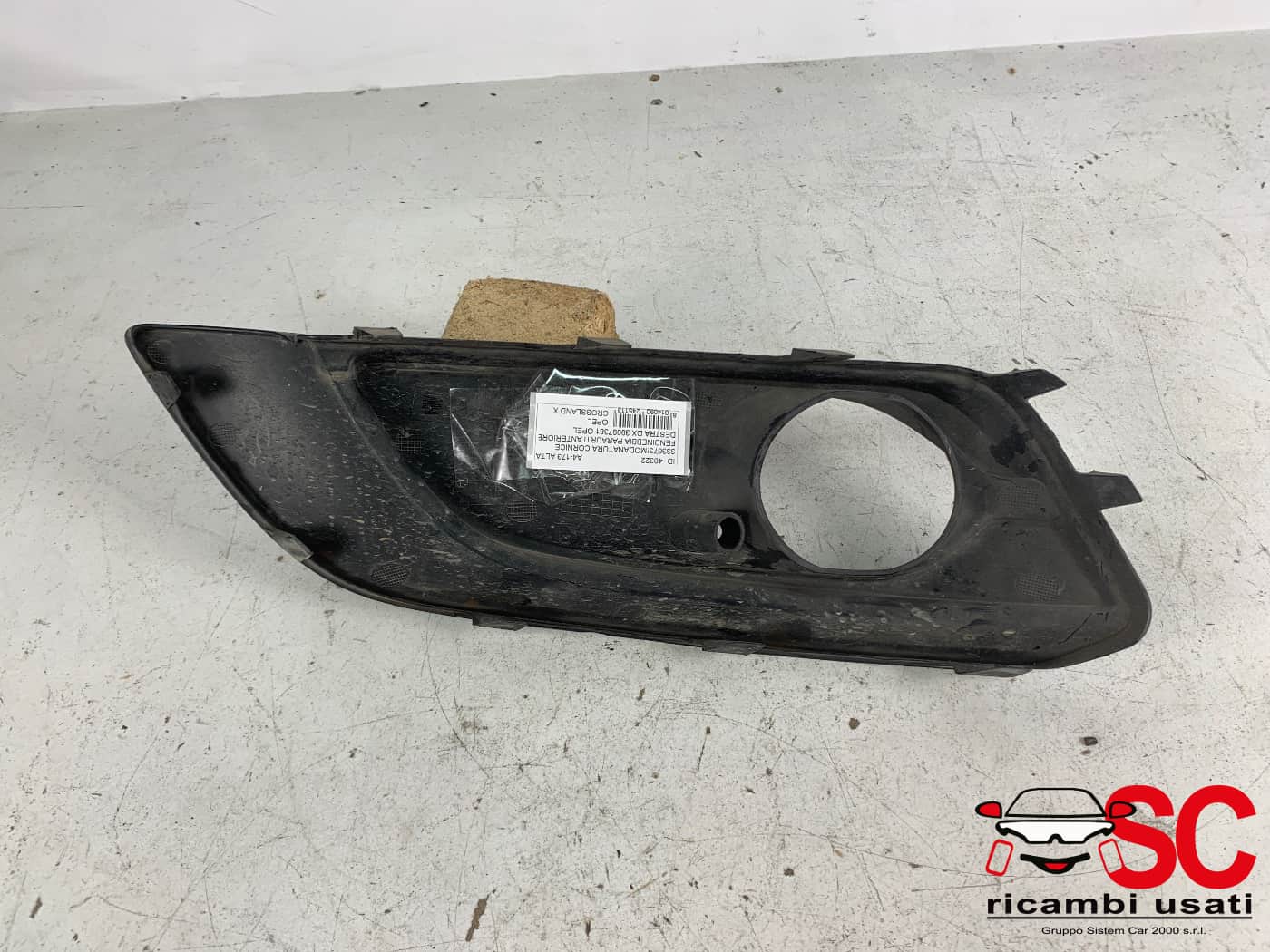 Cornice Fendinebbia Anteriore Destra Crossland X 39097381 - 40322 Cornice Fendinebbia Anteriore Destra Crossland X 39097381 - 40322