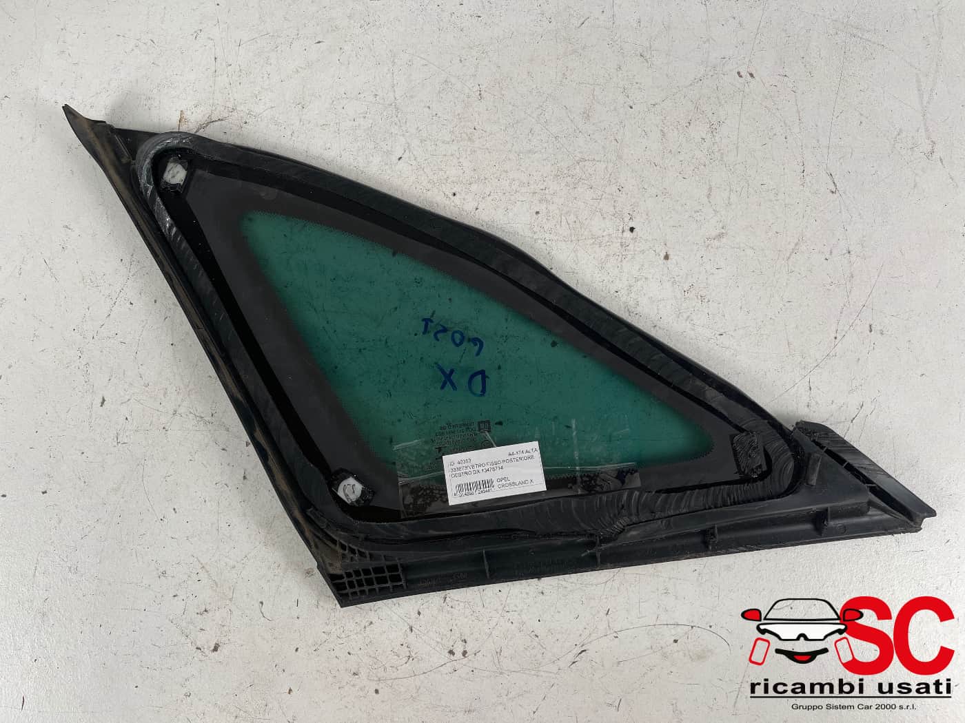 Vetro Fisso Posteriore Destro Opel Crossland X 13478714 - 40353