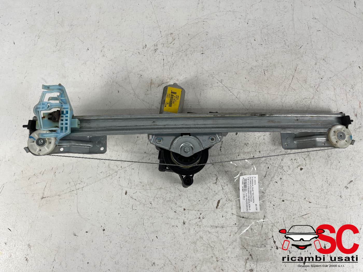 Alzavetro Porta Scorrevole Sinistra Fiat Doblo 51814131 51906920 - 40574