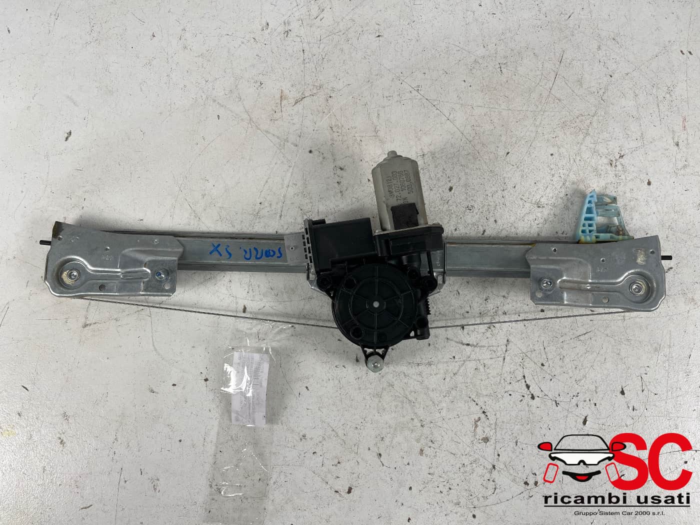 Alzavetro Porta Scorrevole Sinistra Fiat Doblo 51814131 51906920 - 40574