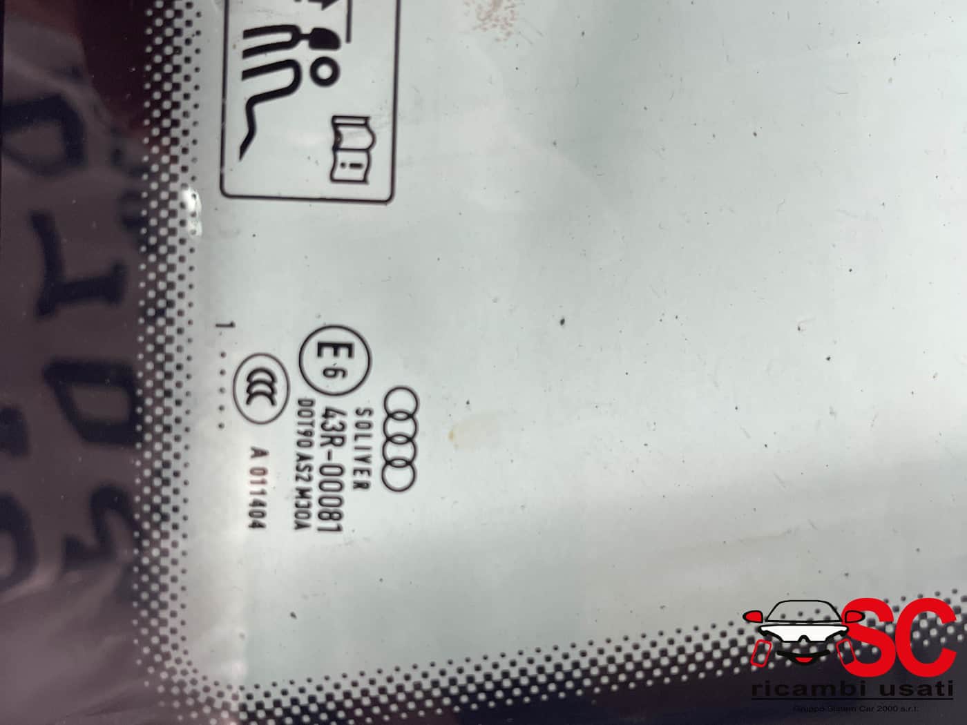 Vetro Fisso Posteriore Destro Audi A5 8T0845300G - 40646