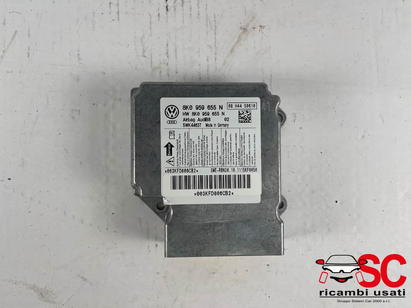 Centralina Airbag Audi A5 8K0959655N - 40687 Centralina Airbag Audi A5 8K0959655N - 40687