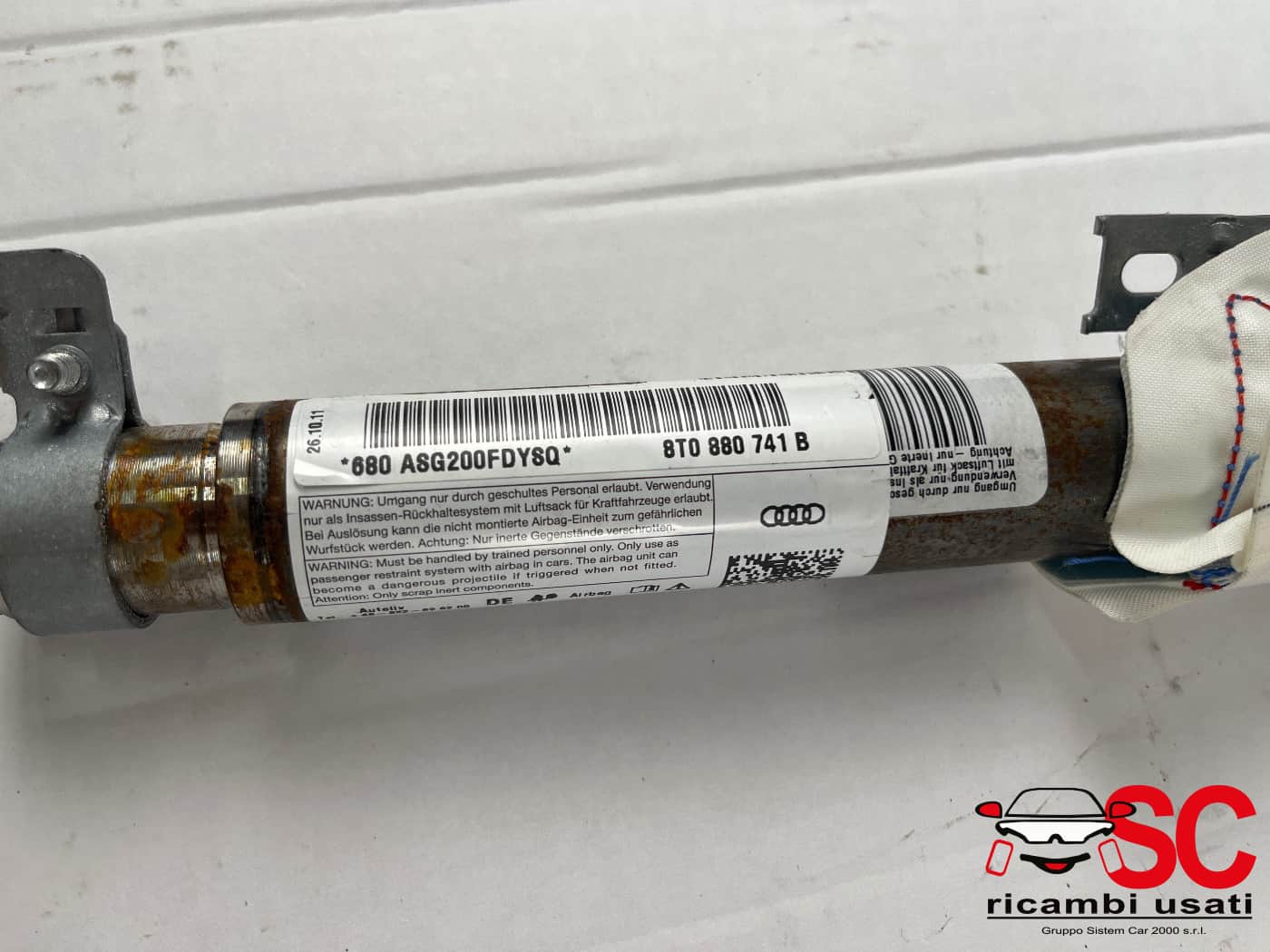 Airbag Tendina Sinistra Sx Audi A5 Coupe 8T0880741B - 40746 Airbag Tendina Sinistra Sx Audi A5 Coupe 8T0880741B - 40746