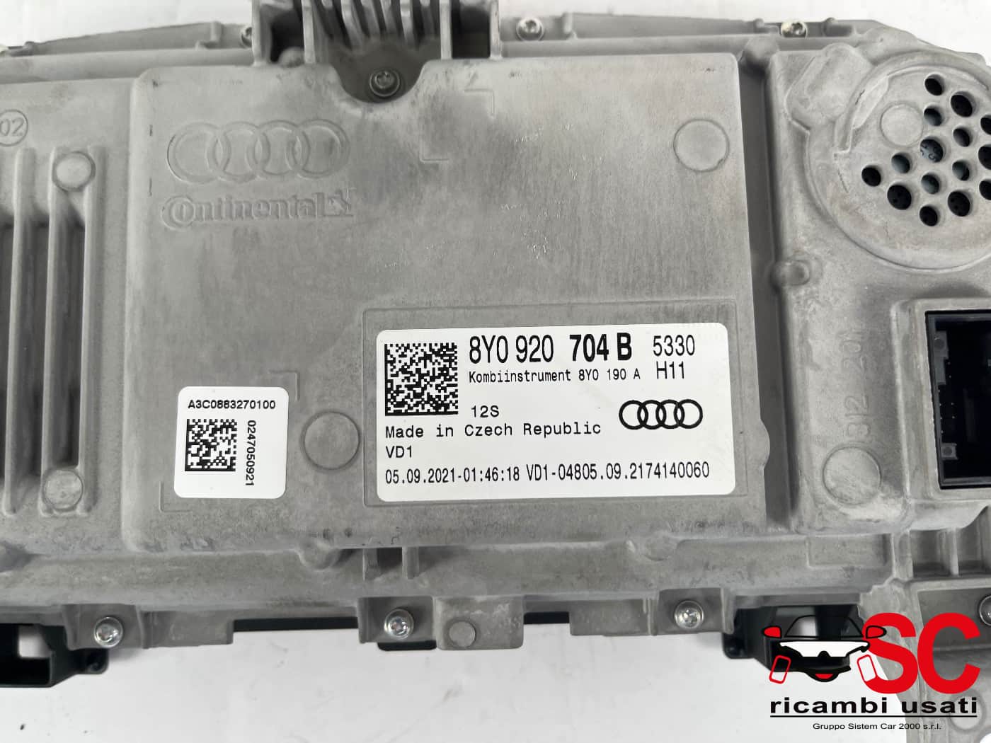 Quadro Strumenti Digitale Audi A3 8y 8Y0920704B - 41615 Quadro Strumenti Digitale Audi A3 8y 8Y0920704B - 41615