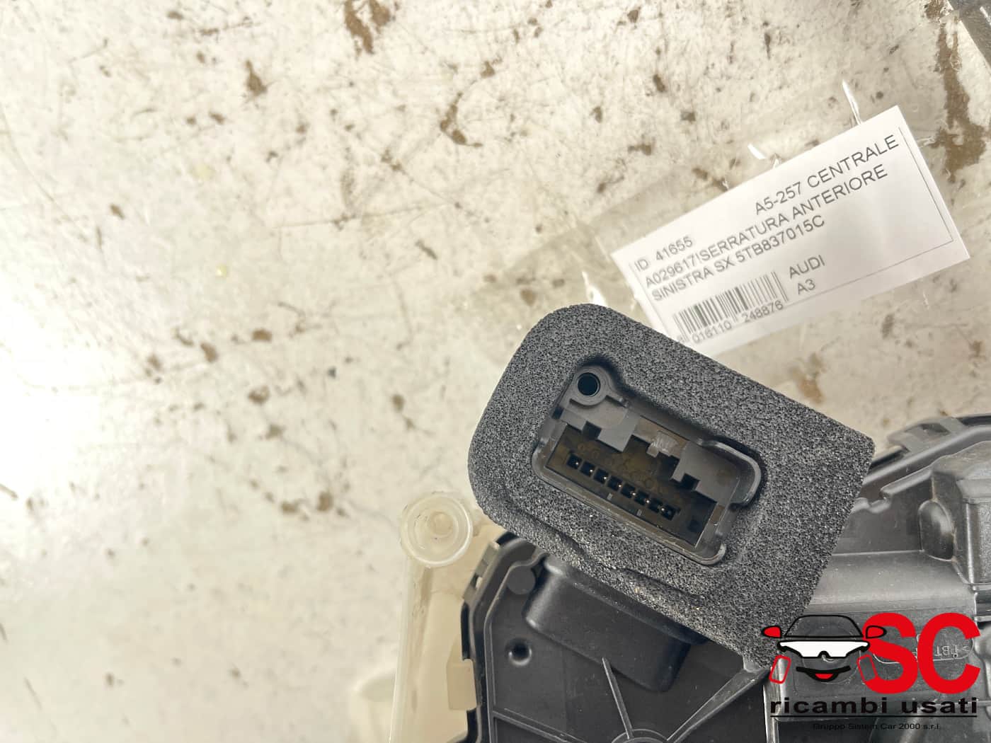 Serratura Porta Anteriore Sinistra Audi A3 8y 5TB837015C - 41655 Serratura Porta Anteriore Sinistra Audi A3 8y 5TB837015C - 41655